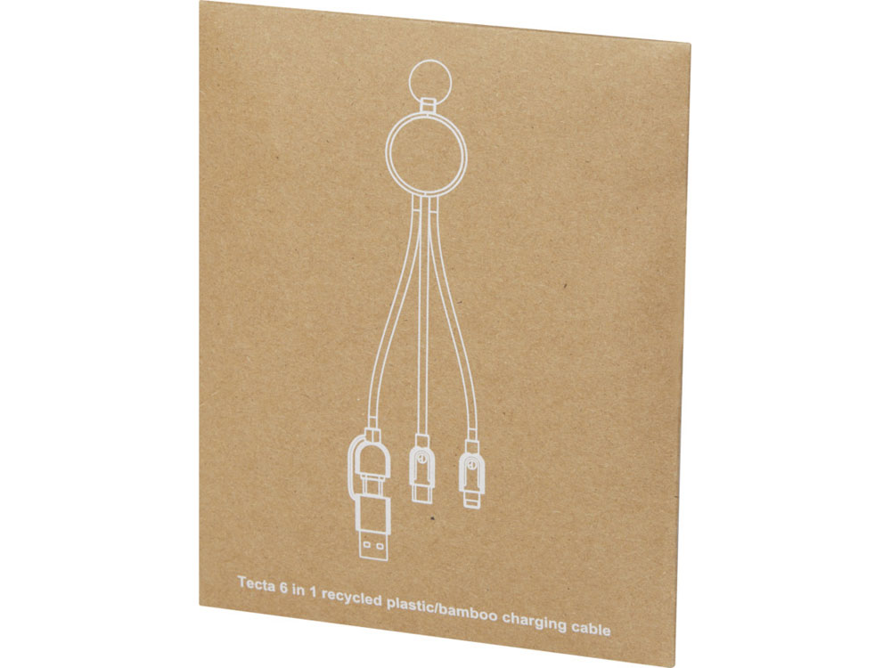 Кабель для зарядки «Tecta» 6 в 1 с брелком