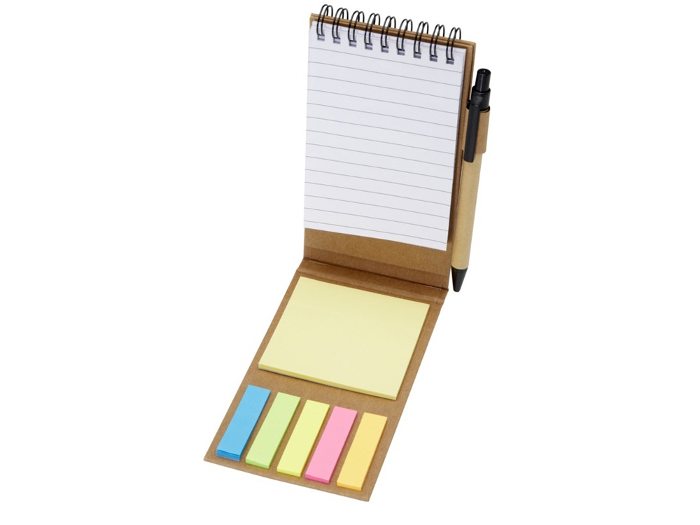 Блокнот «Flipper» со стикерами и шариковой ручкой