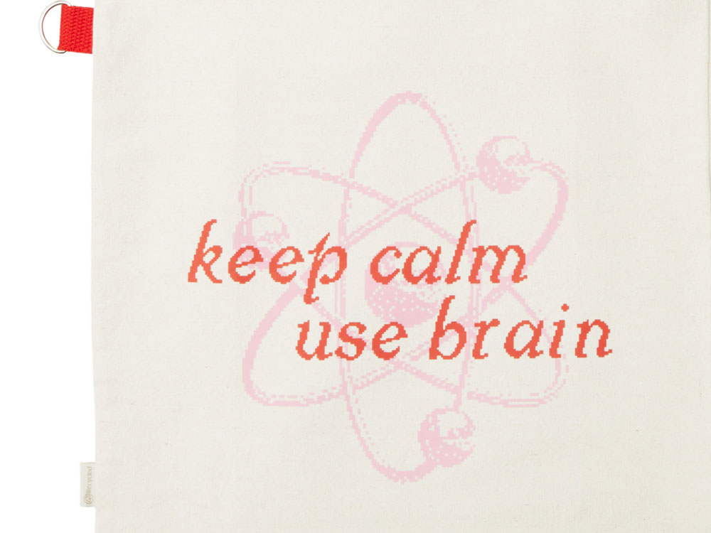 Сумка для покупок «Topiс» из переработанных материалов с трафаретной печатью