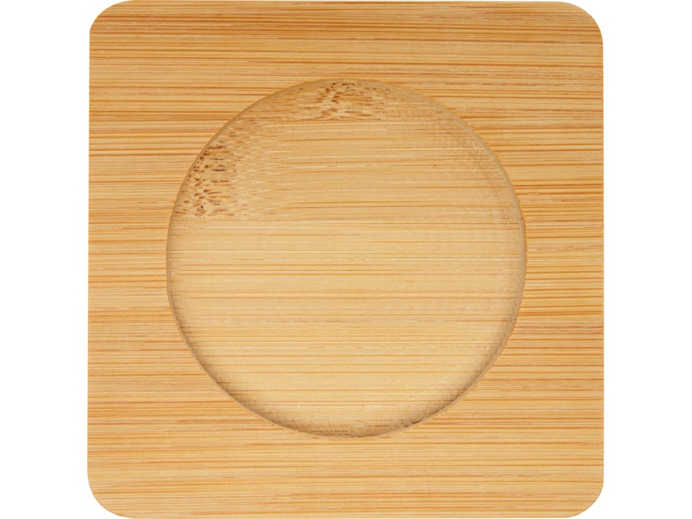 Стеклянный стакан «Manti» с двойными стенками и подставкой, 350 мл, 2 шт