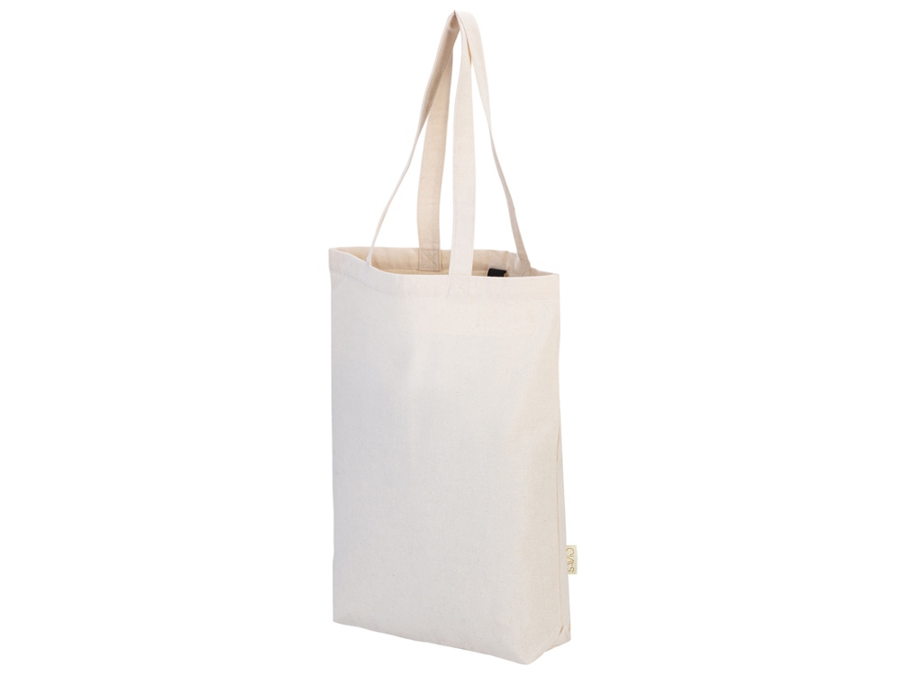 Сумка Fixy из переработанного хлопка 220 г/м2 с фиксирующей лентой