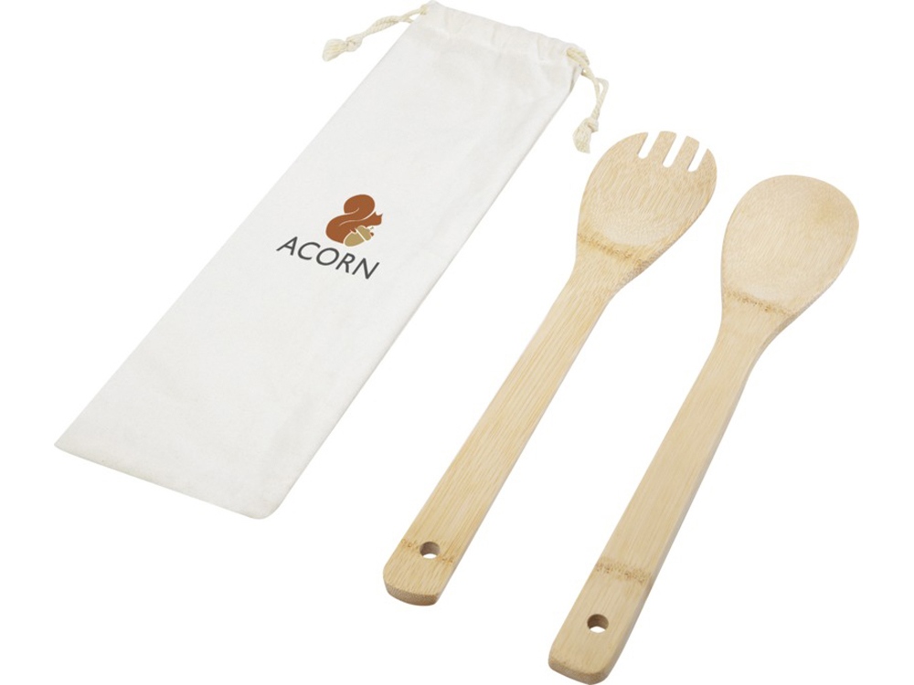 Набор из бамбуковой ложки и вилки «Endiv»