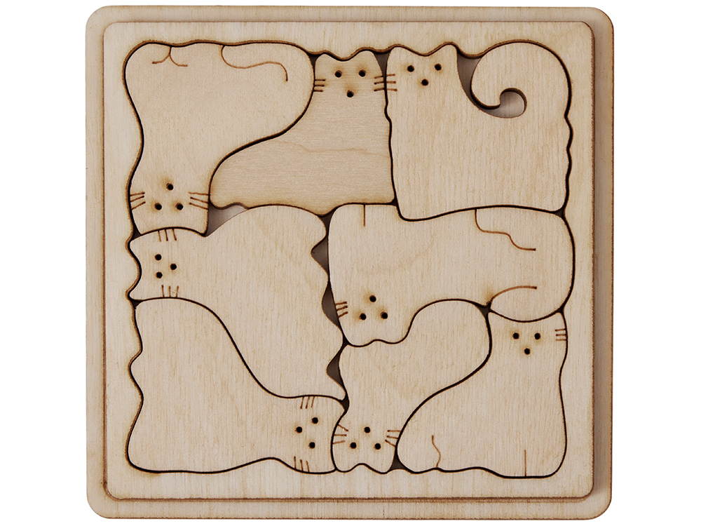 Деревянная головоломка «Catgram»