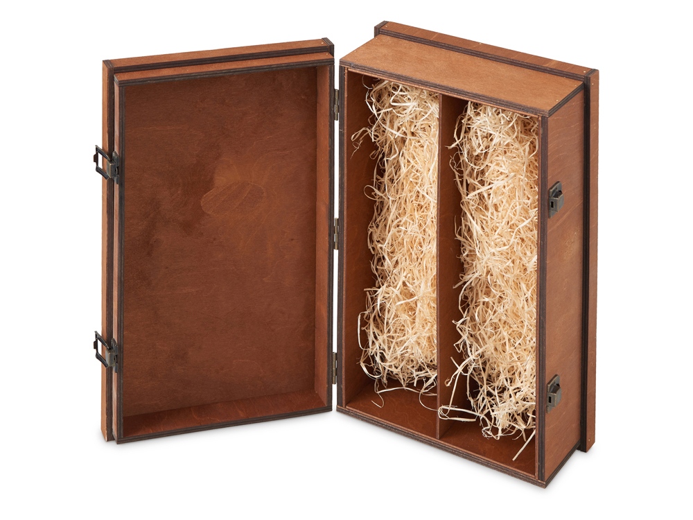 Подарочная коробка для двух бутылок «Cotes de Toul»