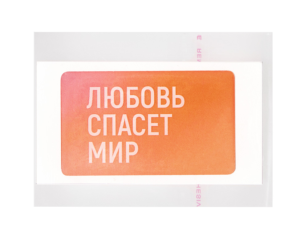 Объемный стикер из смолы