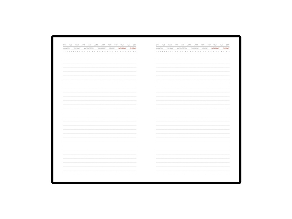 Ежедневник недатированный с индексами А5 «Bergamo»