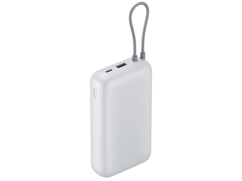 Внешний аккумулятор с встроенным кабелем Xiaomi Power Bank (Integrated Cable), 20000 мАч