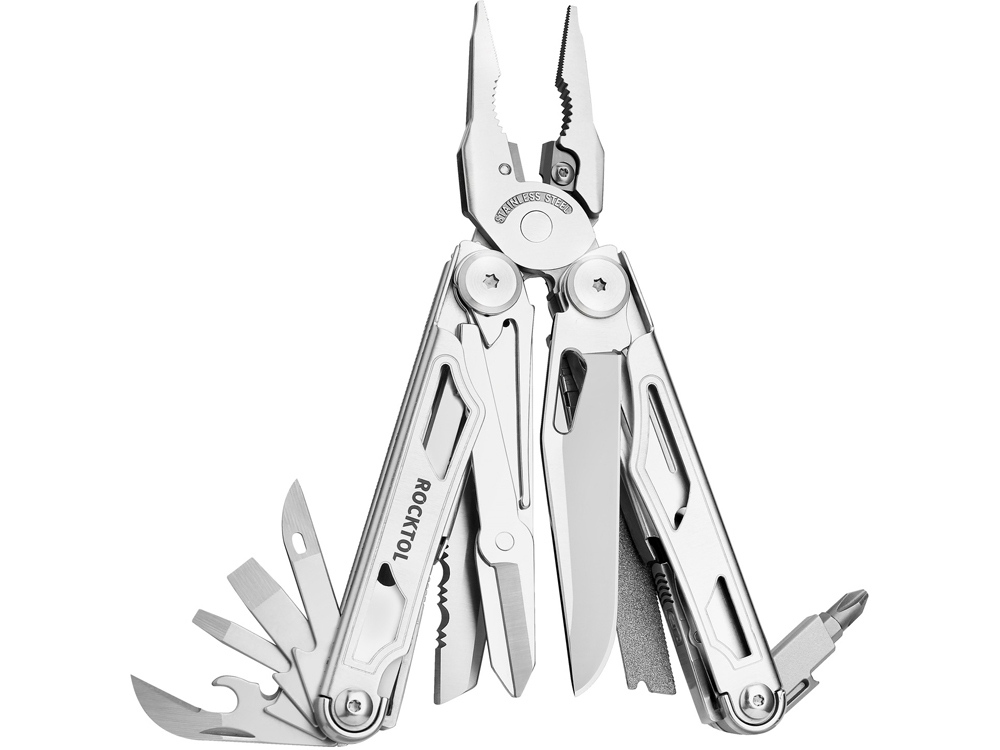 Мультитул Rocktol 29 в 1 со сменными резцами и пилой