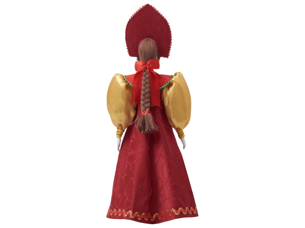 Подарочный набор: кукла фарфоровая, чай "Малина с мятой"