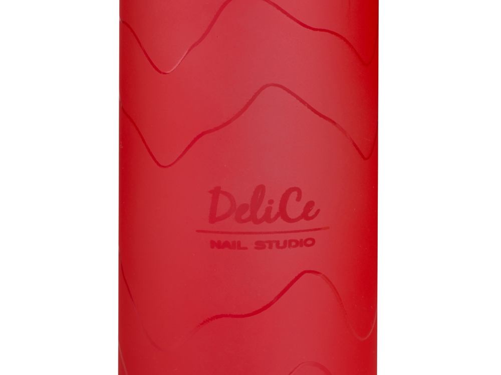 Стеклянная бутылка с бамбуковой крышкой «Foggy»,  с УФ-печатью