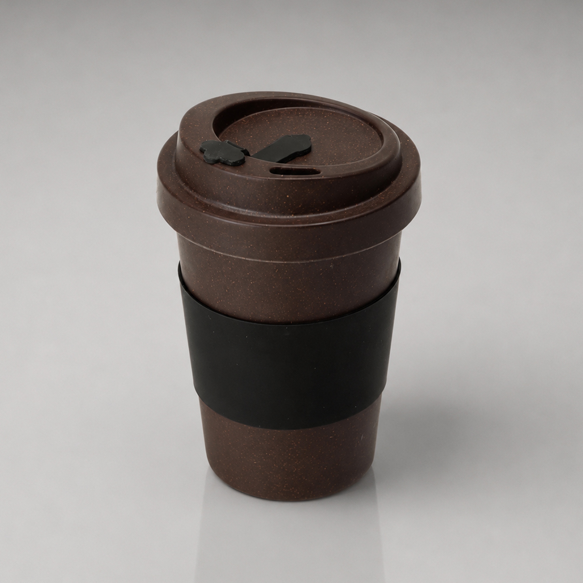 Стакан из кофе с силиконовой манжетой «Latte»
