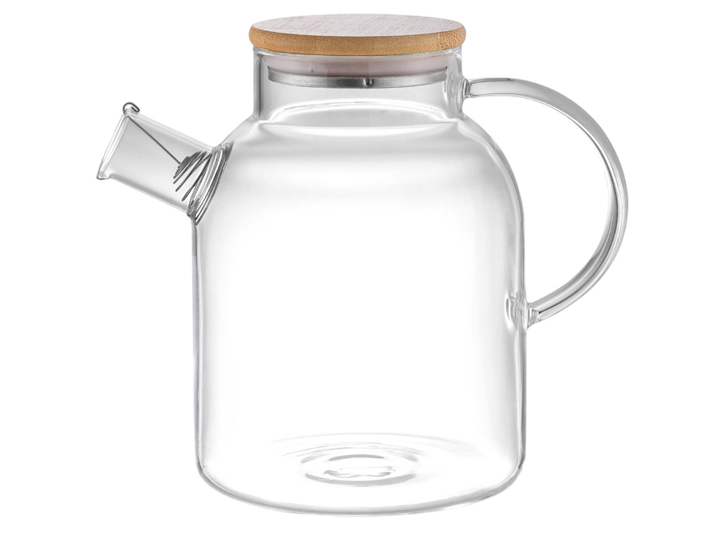 Стеклянный чайник с бамбуковой крышкой «Sencha M»