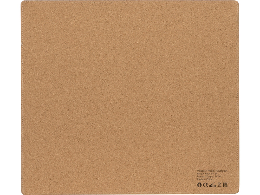 Пробковый коврик для рабочего места с беспроводной зарядкой «Querсus»