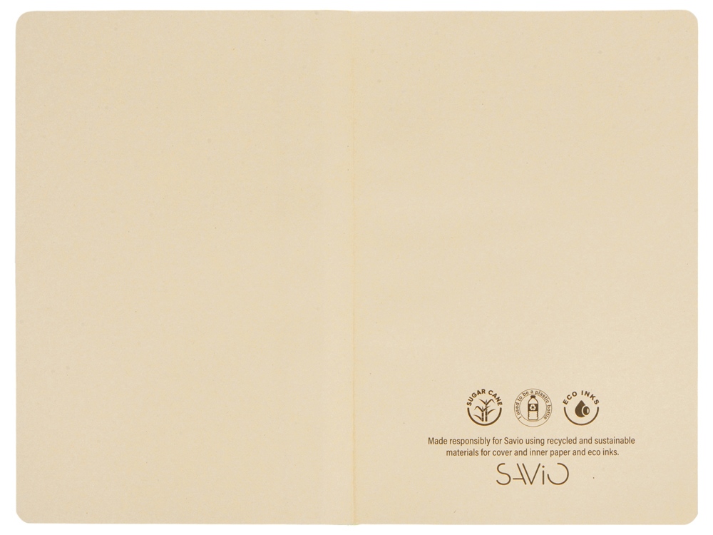 Блокнот А5 из переработанного тростника и RPET «Adiantum»