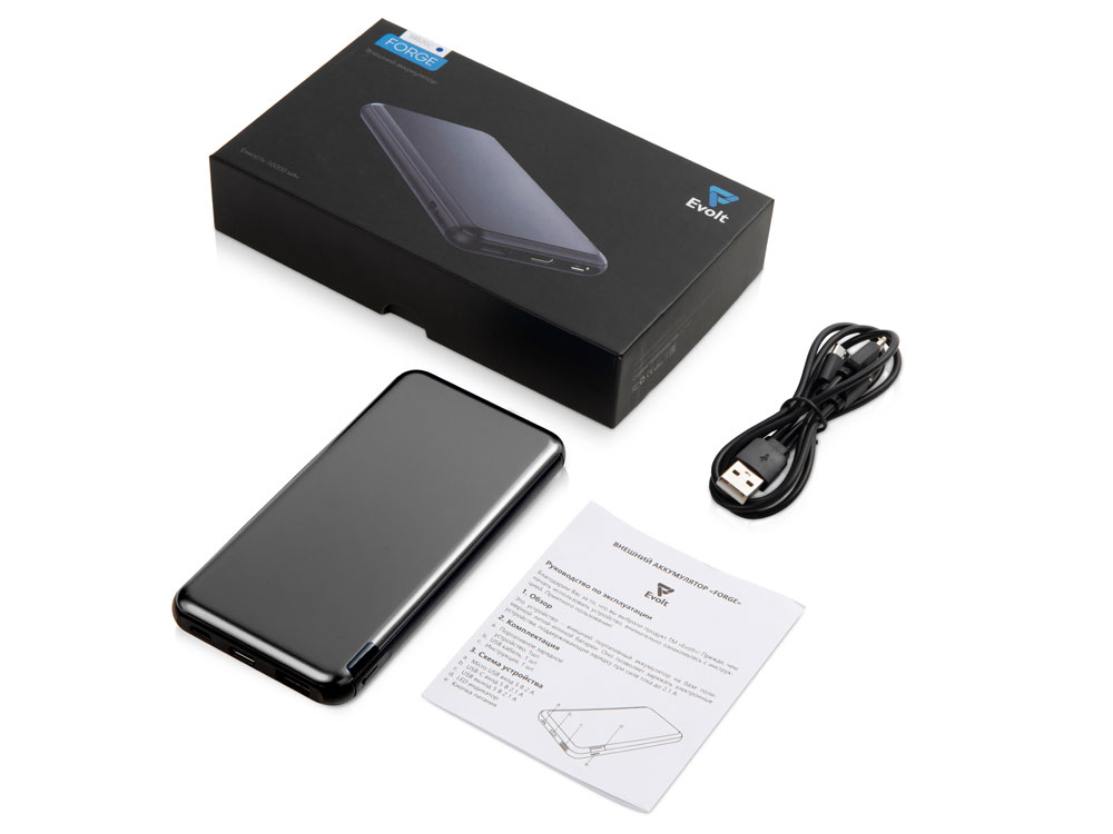 Внешний аккумулятор «Forge» v.2 , 10000 mAh