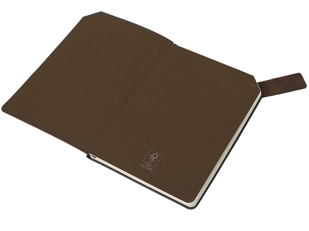 Блокнот А5 с магнитным клапаном в гибкой обложке «Chaplin»