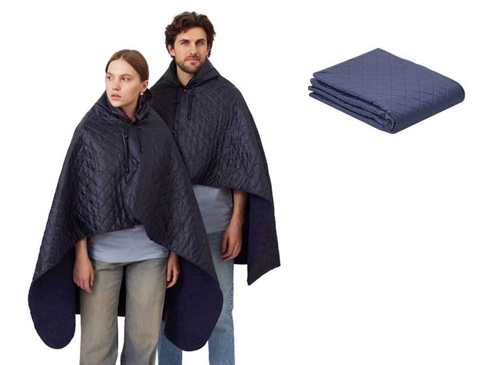 Плед-пончо 2-в-1 «Cappy» с капюшоном и мешком