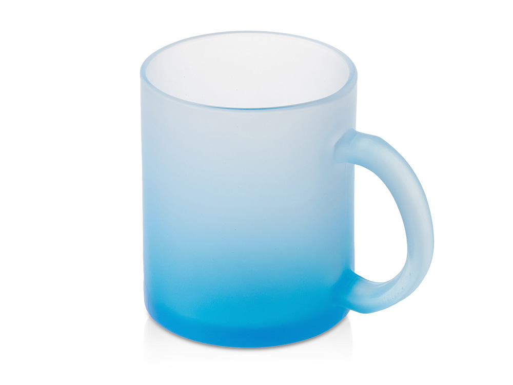 Стеклянная матовая кружка с градиентом для сублимации «Омбре»