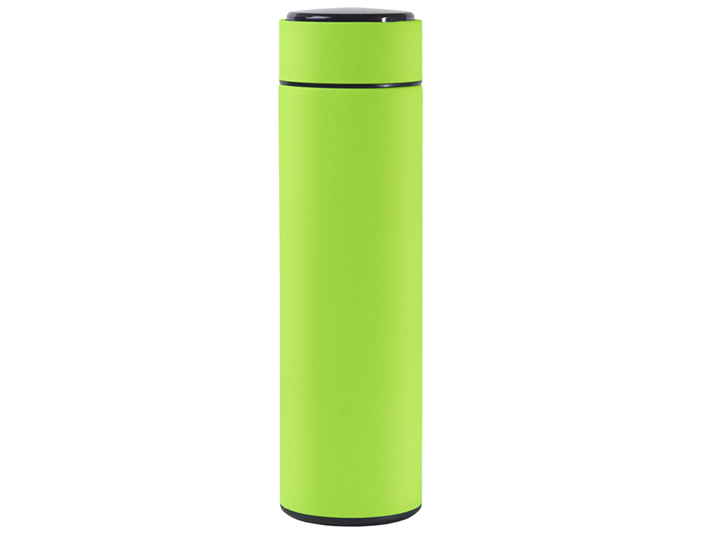 Термос FAMILY MARK LED, индикатор, soft touch