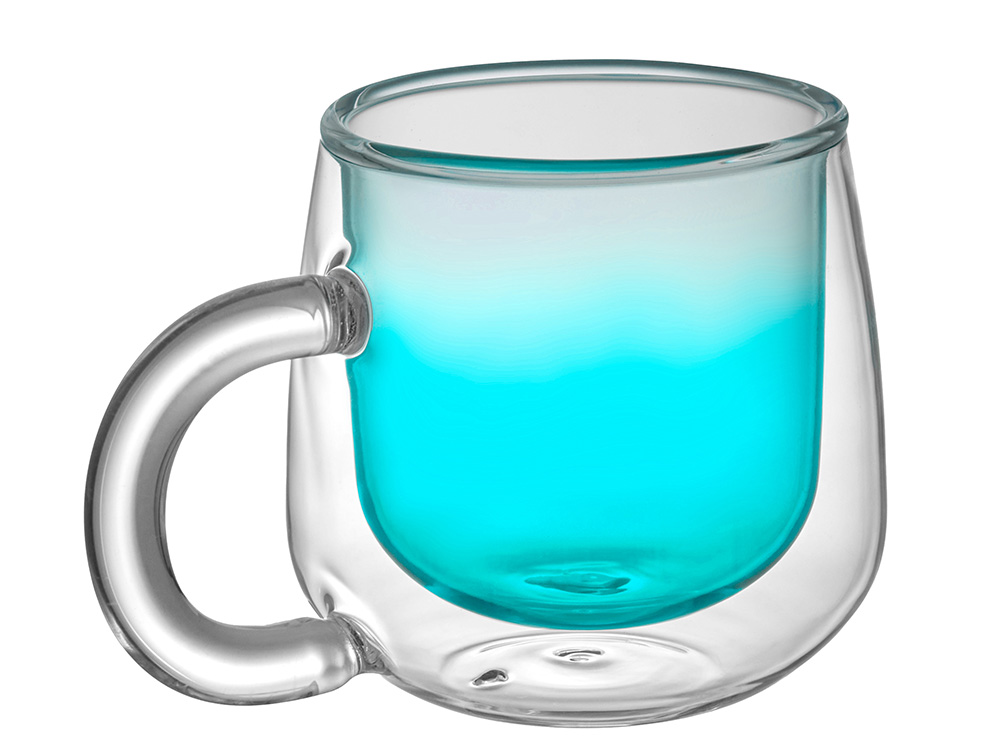 Кружка с двойными стенками и градиентом «Fog»