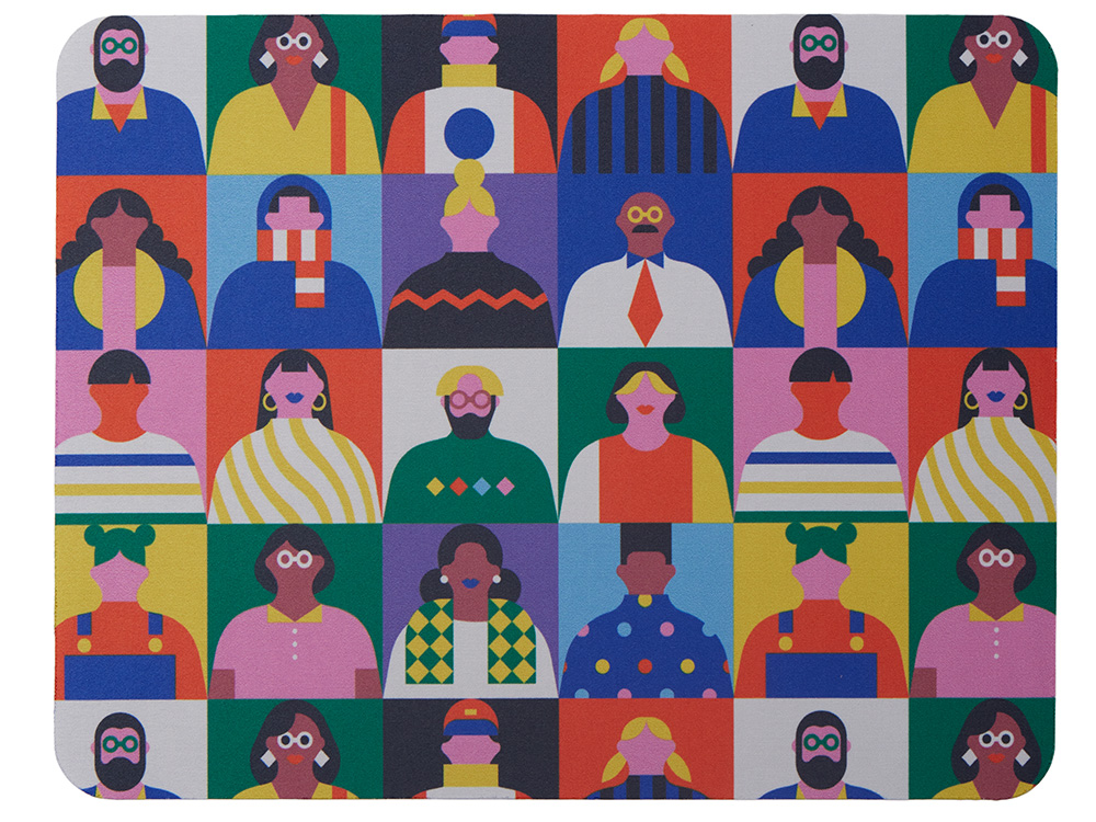 Коврик для мыши с возможностью полноцветной печати