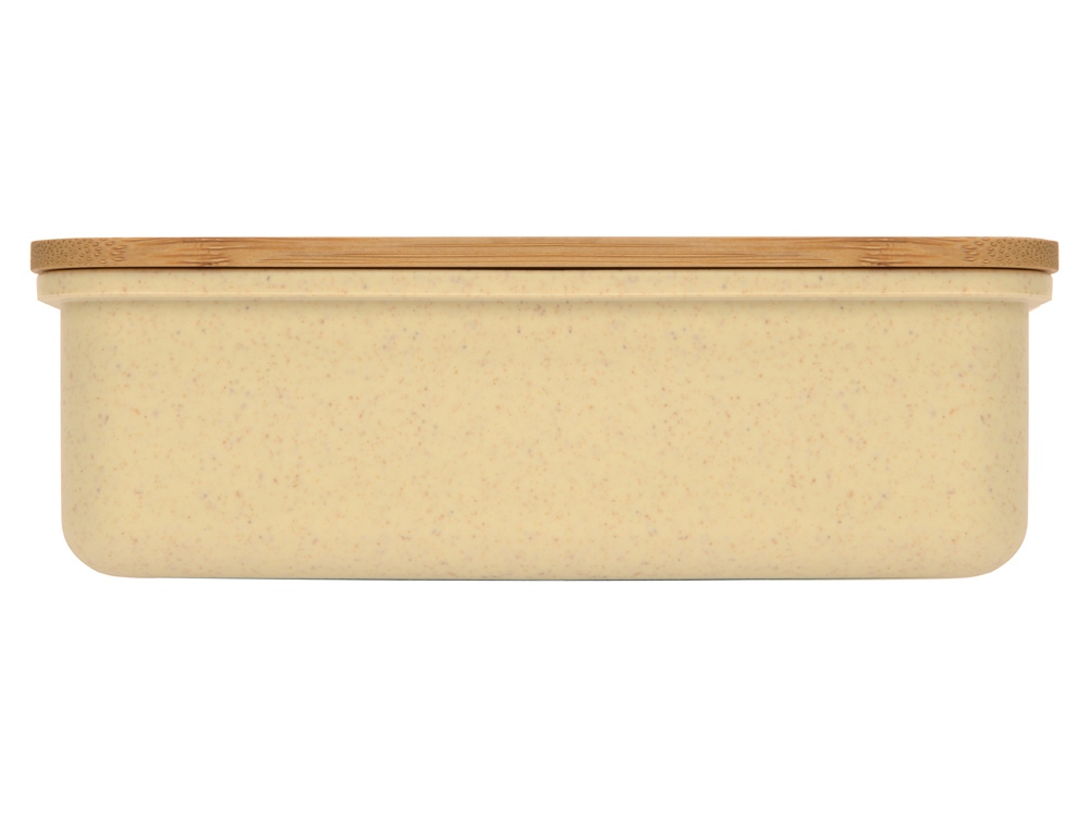 Ланч-бокс «Lunch» из пшеничного волокна с бамбуковой крышкой