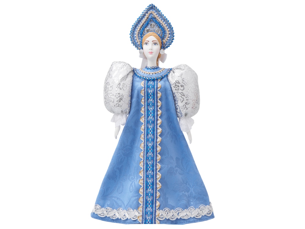 Подарочный набор: кукла фарфоровая, крем-мёд с лаймом и имбирем