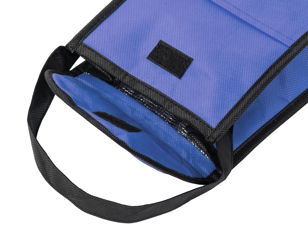 Сумка-холодильник Reviver на липучке из нетканого переработанного материала RPET