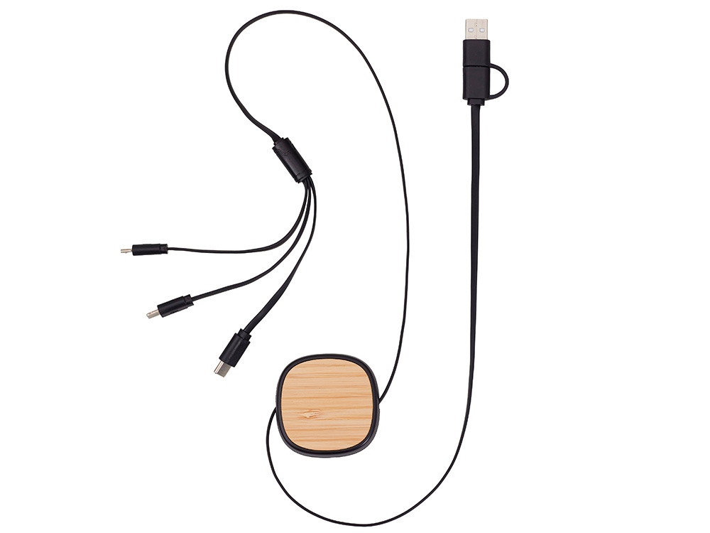 Универсальный кабель с ретрактором 3-в-1 «Retrax»