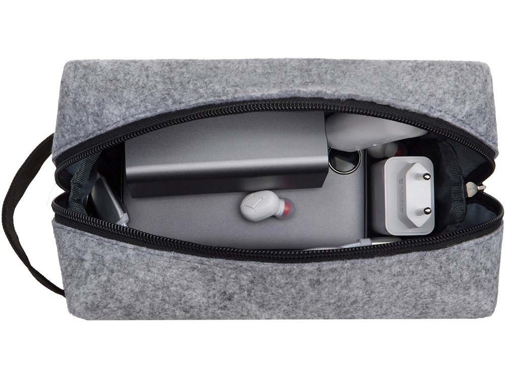 Органайзер для электроники и проводов «Felt» из RPET-фетра с ручкой