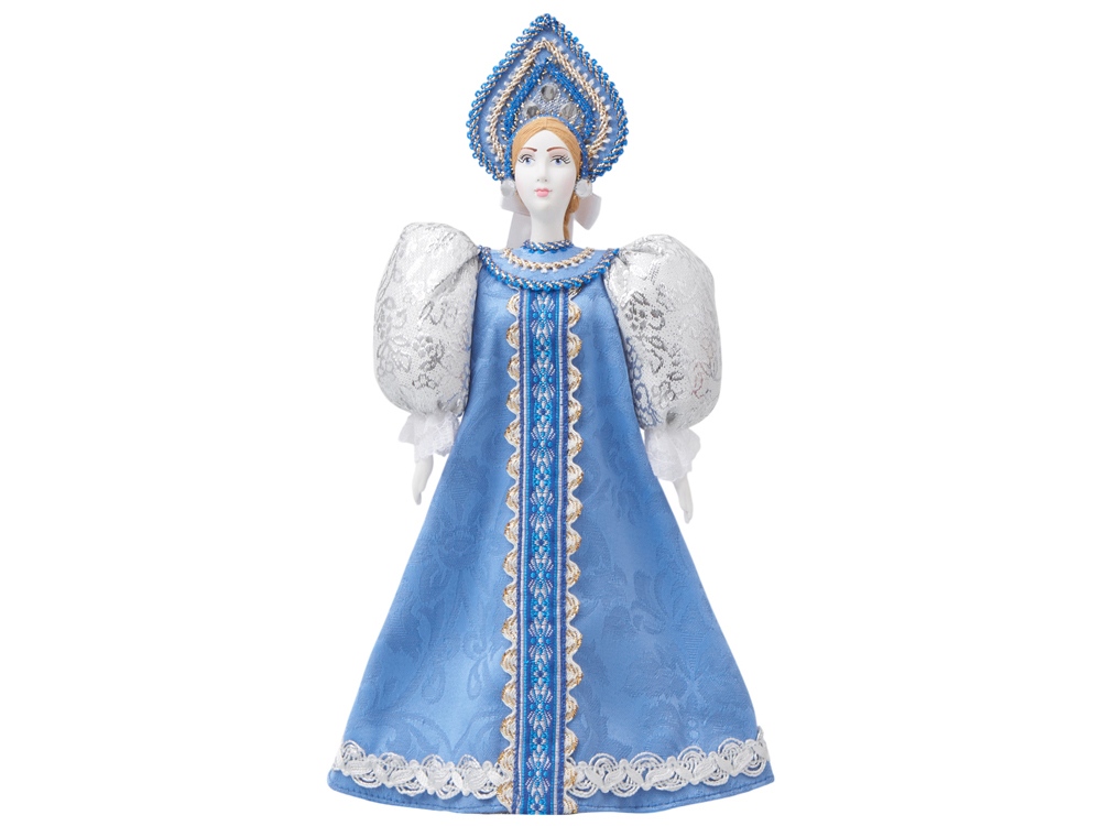 Подарочный набор: кукла фарфоровая, мёд с гецким орехом