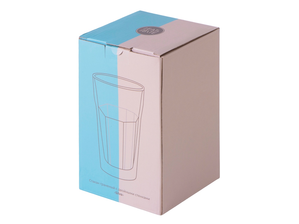 Стакан граненый с двойными стенками «Silva»