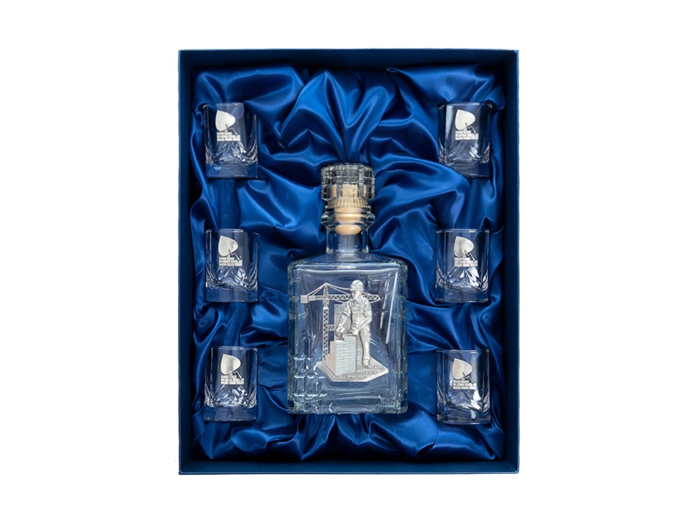 Набор со штофом «Строительный»