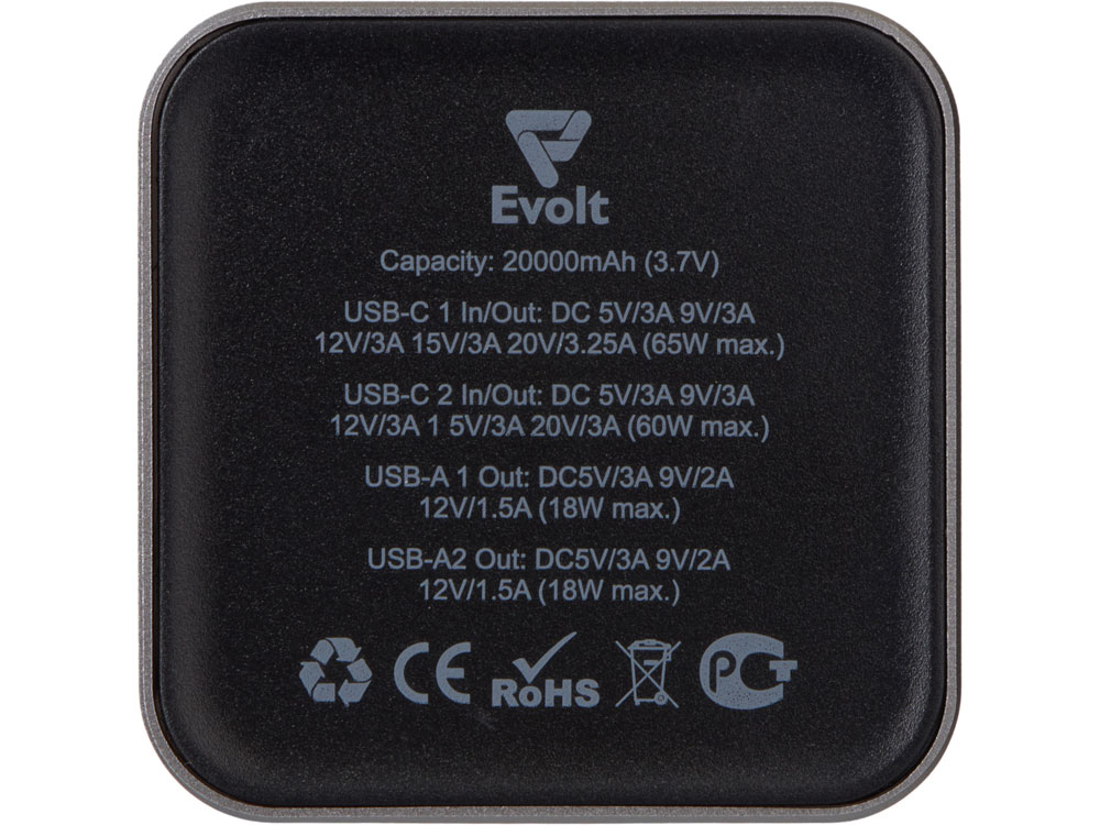 Внешний аккумулятор для ноутбуков «Main» 65 Вт, 20000 mAh