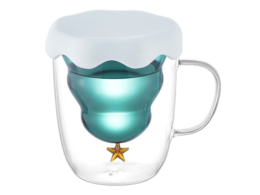 Кружка с двойными стенками с елочкой внутри «Winter Wonderland»