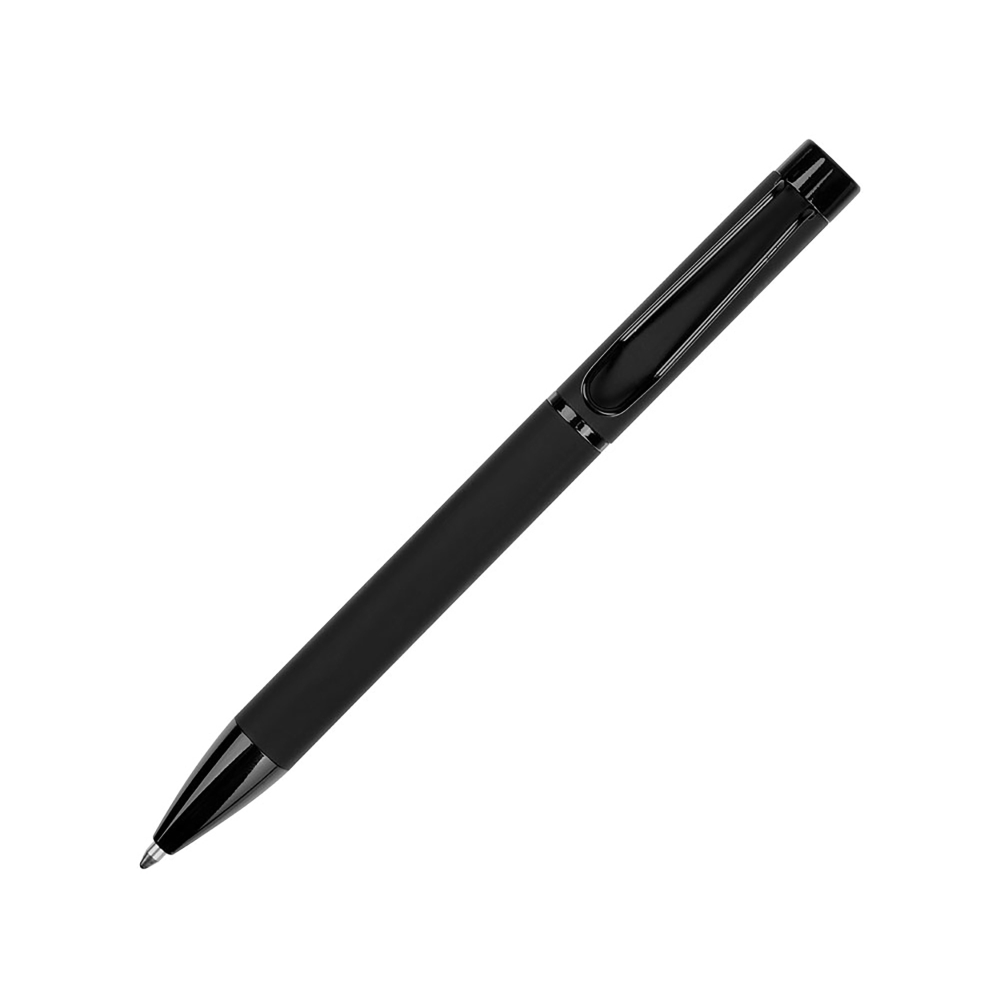 Металлическая шариковая ручка «Black Lama» soft-touch