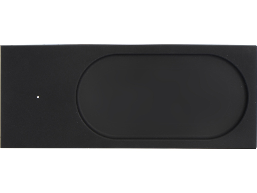 Беспроводное настольное зарядное устройство «Glide» с подсветкой, soft-touch