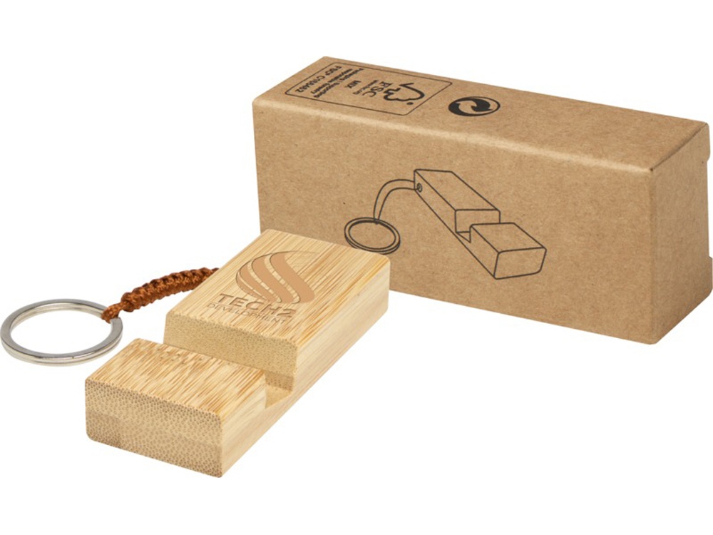 Брелок-держатель для телефона «Bosona» из бамбука