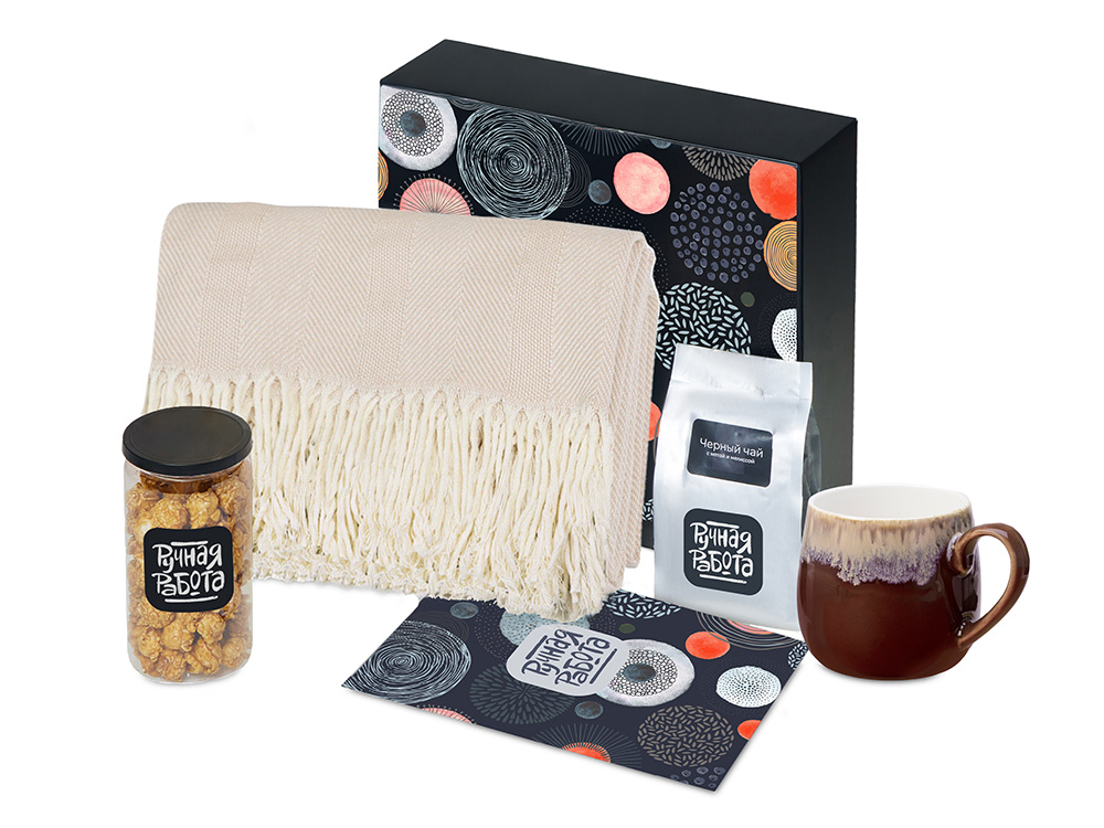 Подарочный набор «Re:y. Haven»  с пледом, кружкой и чаем