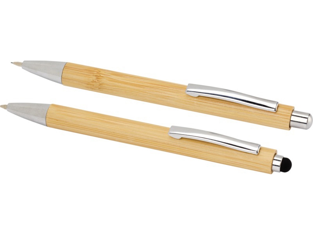 Подарочный набор «Oblys» с шариковой ручкой и механическим карандашом из бамбука