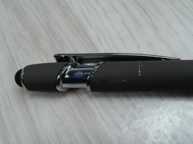 Ручка-стилус металлическая шариковая «Sway» soft-touch