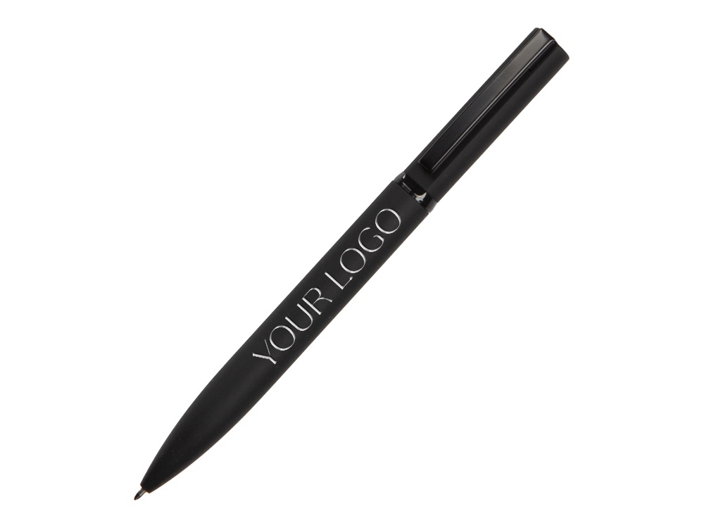 Ручка шариковая металлическая «Siegfried Silver» soft-touch с зеркальным слоем