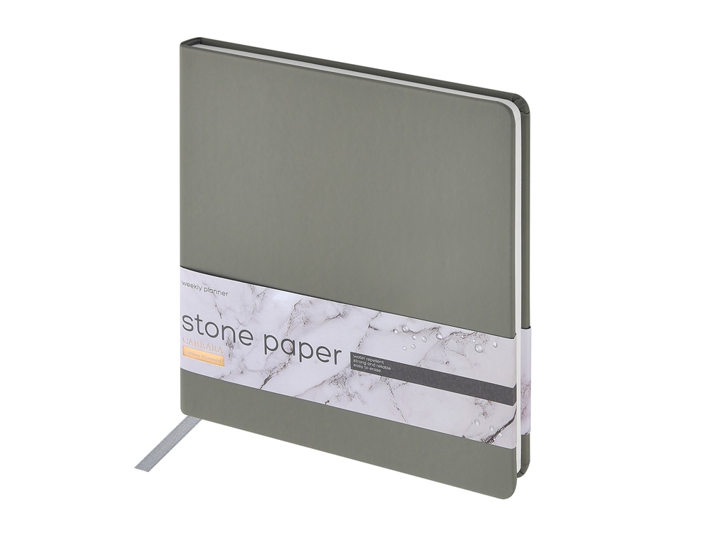 Еженедельник с каменной бумагой А5+ «Carrara»