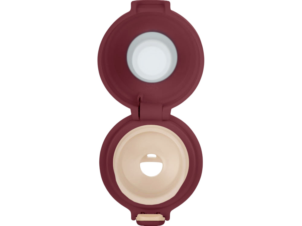 Вакуумная термокружка c кнопкой «Guard», soft-touch, 400 мл, тубус