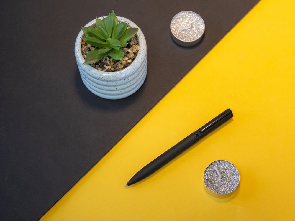 Ручка шариковая металлическая «Siegfried Silver» soft-touch с зеркальным слоем