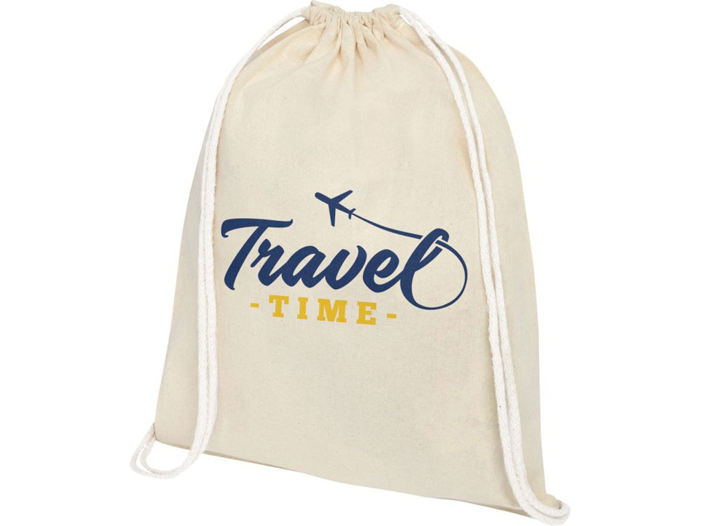 Рюкзак со шнурком «Tenes» из хлопка 140 г/м²