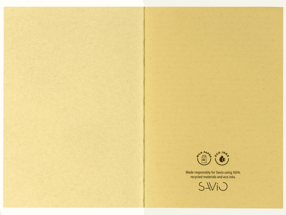 Блокнот А5 «Marsilea» из переработанного бамбука