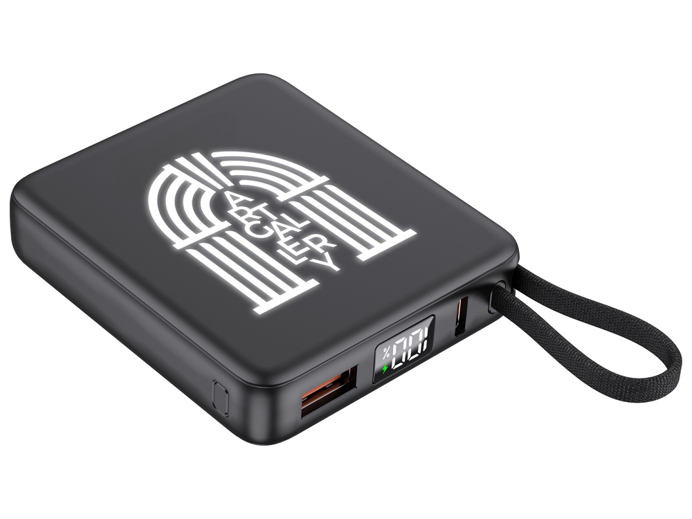 Внешний аккумулятор с подсветкой лого «Nex», 5000 мАч