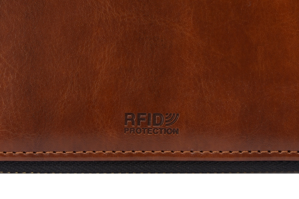 Бизнес-блокнот на молнии А5 «Fabrizio» с RFID защитой