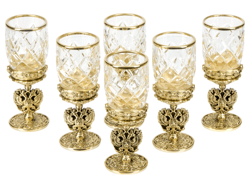 Подарочный набор хрустальных стопок